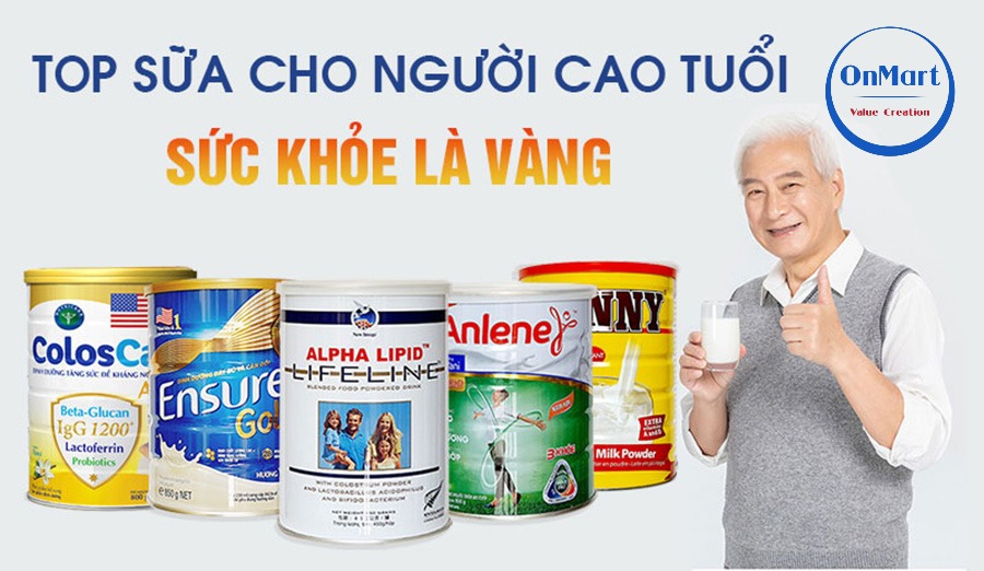 Sữa hộp cho người cao tuổi Sữa hộp cho người cao tuổi
