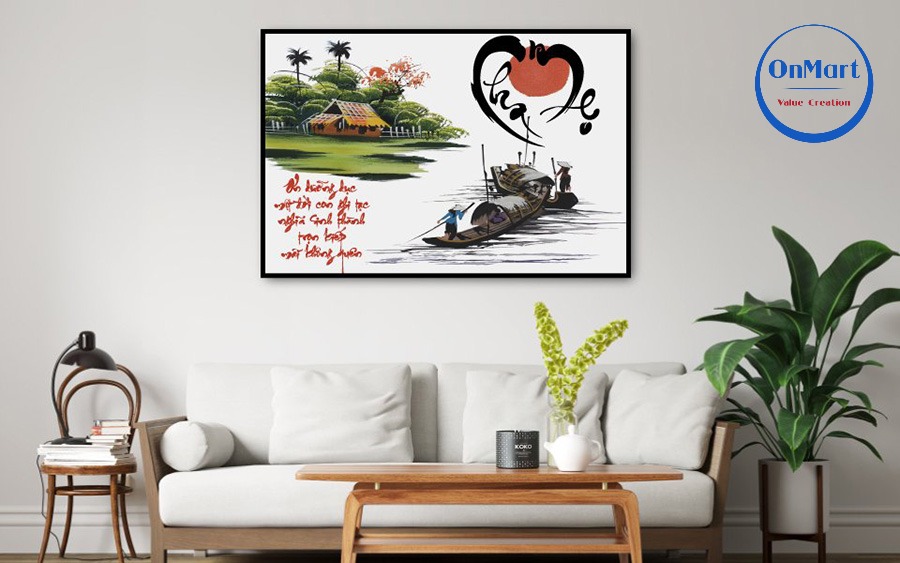 Tranh treo tường làm quà sinh nhật tặng bố 60 tuổi Tranh treo tường làm quà sinh nhật tặng bố 60 tuổi