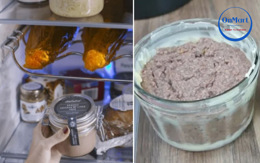 Bảo quản pate thị heo trong tủ lạnh Bảo quản pate thị heo trong tủ lạnh