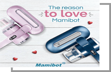 Máy hút bụi mamibot có 2 màu