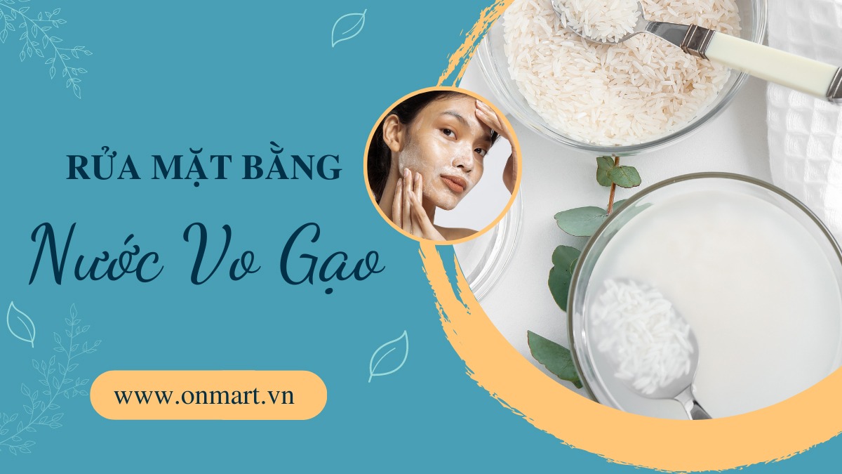 Cách rửa mặt bằng nước vo gạo