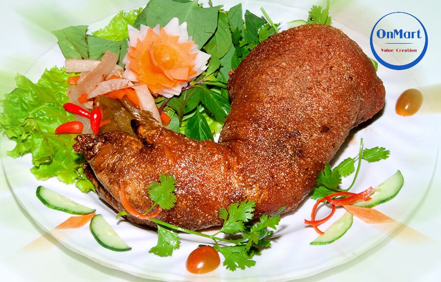 Chân giò heo chiên giòn rụm và thơm ngon Chân giò heo chiên giòn rụm và thơm ngon