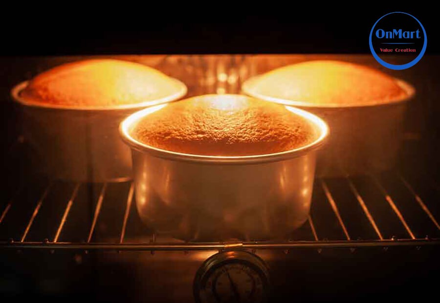 Nướng bánh bò lá dứa bằng lò nướng Nướng bánh bò lá dứa bằng lò nướng