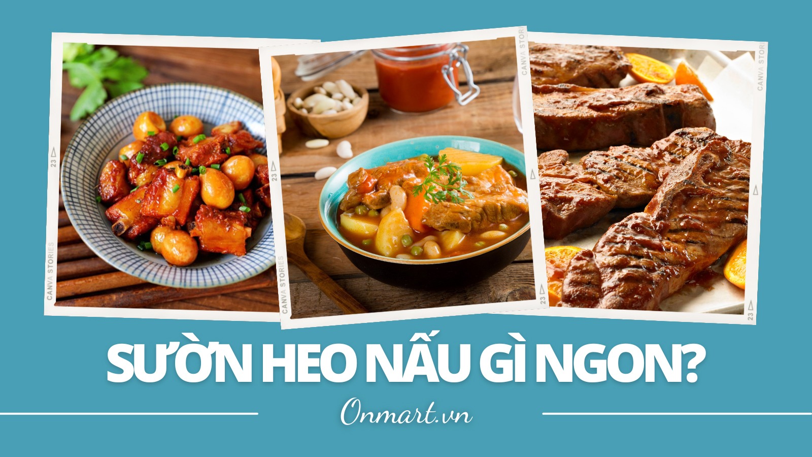 Sườn heo làm món gì ngon